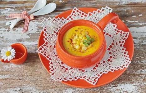 Еврейский кукурузный суп-пюре рецепт с фото по шагам - фото 6 шага 