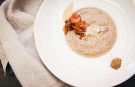Грибной крем-суп с шампиньонами рецепт с фото по шагам - фото 10 шага 