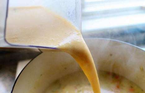 Картофельный суп-пюре с беконом рецепт с фото по шагам - фото 15 шага 