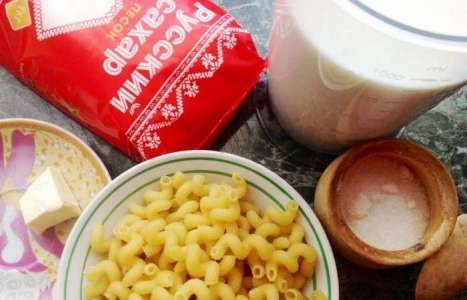 Молочный суп с макаронами рецепт с фото по шагам - фото 1 шага 