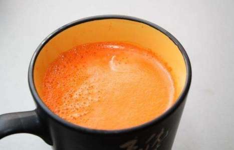 Морковный напиток со сливками