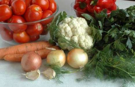 Овощи маринованные рецепт с фото по шагам - фото 1 шага 