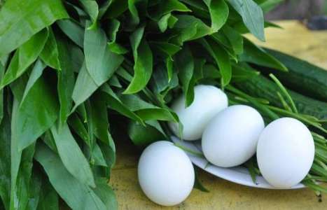 Салат из черемши с огурцами и яйцами рецепт с фото по шагам - фото 1 шага 