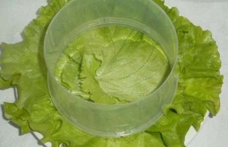 Слоеный салат из печени трески с овощами рецепт с фото по шагам - фото 6 шага 