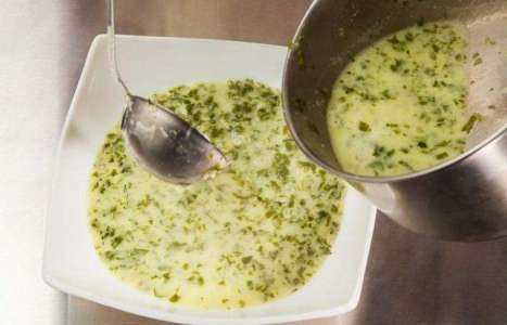 Суп-пюре со шпинатом рецепт с фото по шагам - фото 7 шага 