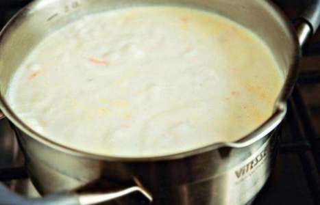 Сырный крем-суп из плавленого сыра рецепт с фото по шагам - фото 5 шага 
