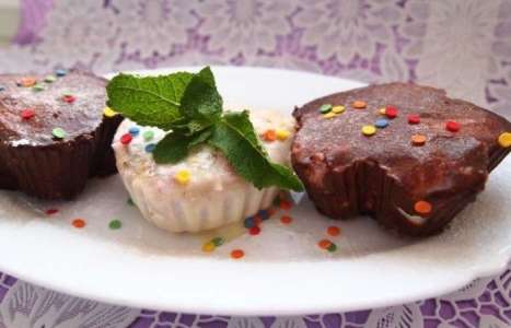 Творожно - малиновое суфле с шоколадом рецепт с фото по шагам - фото 9 шага 