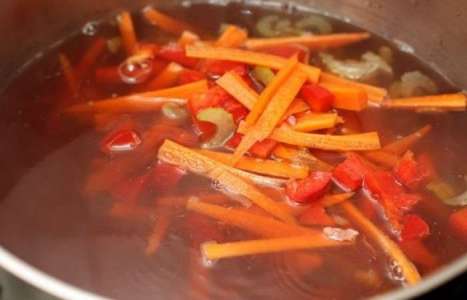 Вегетарианский фасолевый суп рецепт с фото по шагам - фото 3 шага 
