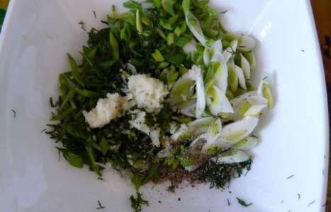 Вкусный салат из баклажанов рецепт с фото по шагам - фото 8 шага 