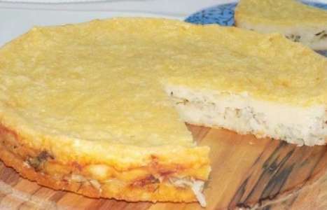 Заливной пирог с капустой и сыром рецепт с фото по шагам