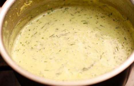 Зеленый сливочный соус рецепт с фото по шагам - фото 8 шага 